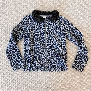 Gymboree Grey Leopard Print Jacket